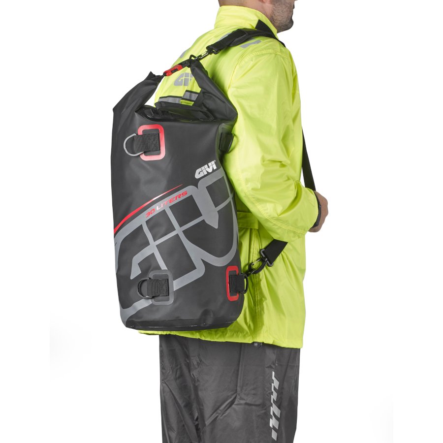 SACO DE ROLO IMPERMEAVEL 30 LT GIVI GREY RED